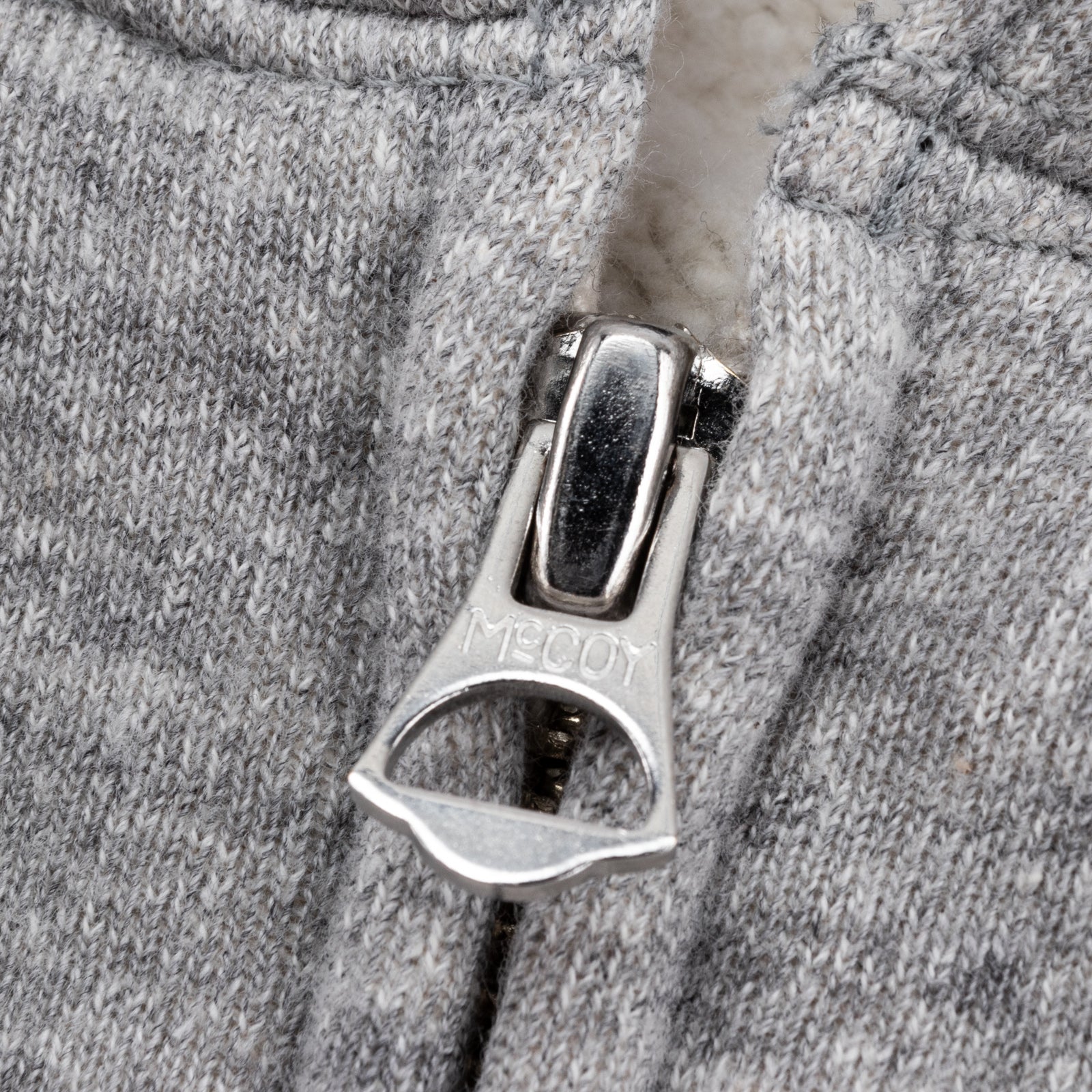 Loopwheel Full Zip Hoodie - Gray