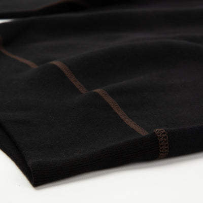 The Real McCoy's Loopwheel Crewneck Sweatshirt - Black - Standard & Strange