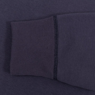 The Real McCoy's Loopwheel Crewneck Sweatshirt - Navy - Standard & Strange