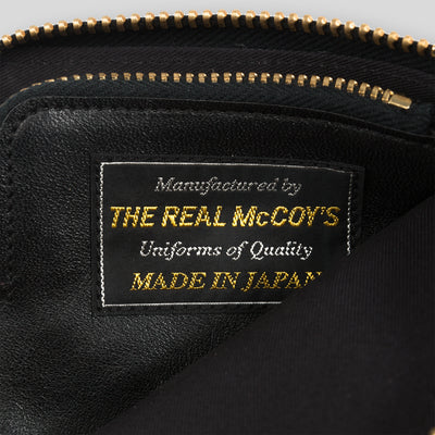 The Real McCoy's McCoy's Horsehide Wallet - Black - Standard & Strange