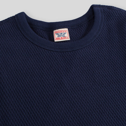 The Real McCoy's Military Thermal Shirt - Navy - Standard & Strange