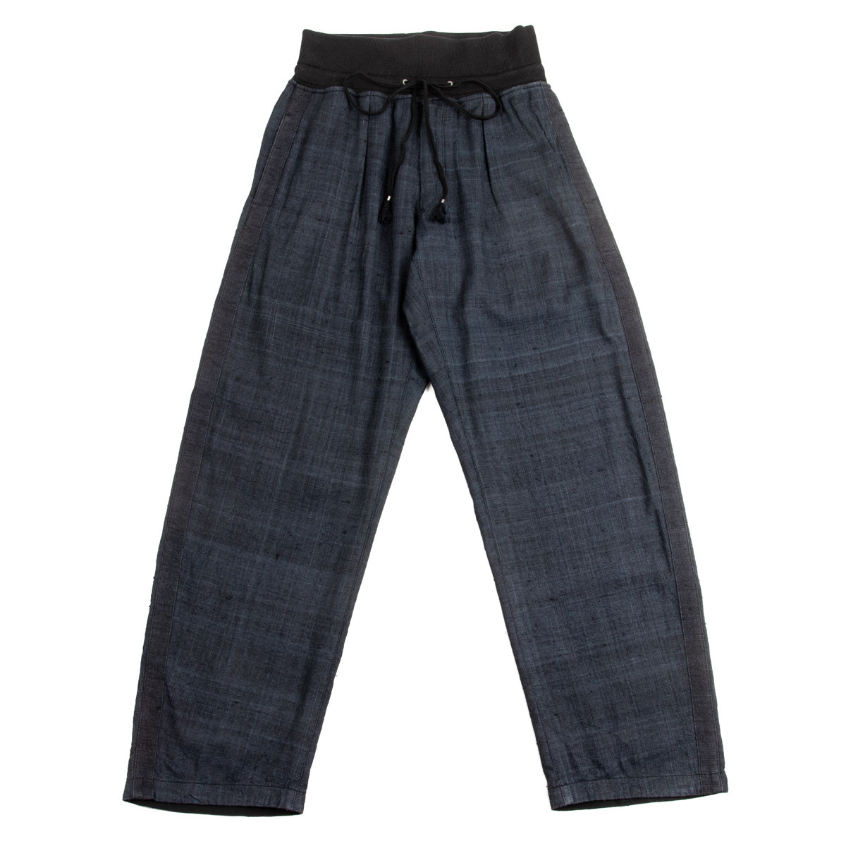 Dinner Track Pants - Midnight Tussah Silk Broadcloth