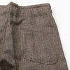 MotivMfg Free Pleat Trousers - Marling & Evans Worsted Natural Wool/Dk. Natural - Standard & Strange