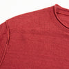 MotivMfg Fully Fashioned Linen Knit Tee - 24s Linen Yarn /Crimson - Standard & Strange