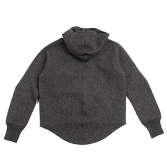 MotivMfg Glacier Hooded Sweatshirt - Cotton Wool Heavy Textured Jersey / Charcoal - Standard & Strange