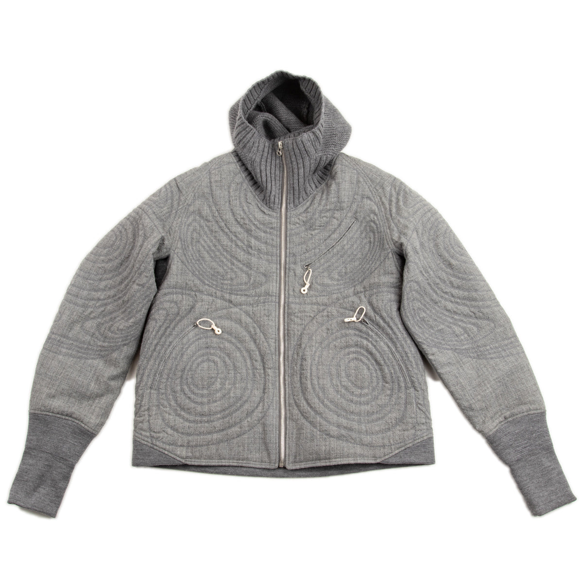 MotivMfg Hadron Jacket - Worsted Wool Crepe Grey - Standard & Strange