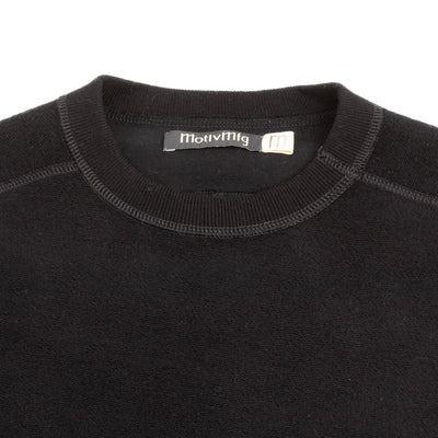 MotivMfg Mod. Swedish Thermal Shirt - Brushed Reverse French Terry / Black - Standard & Strange