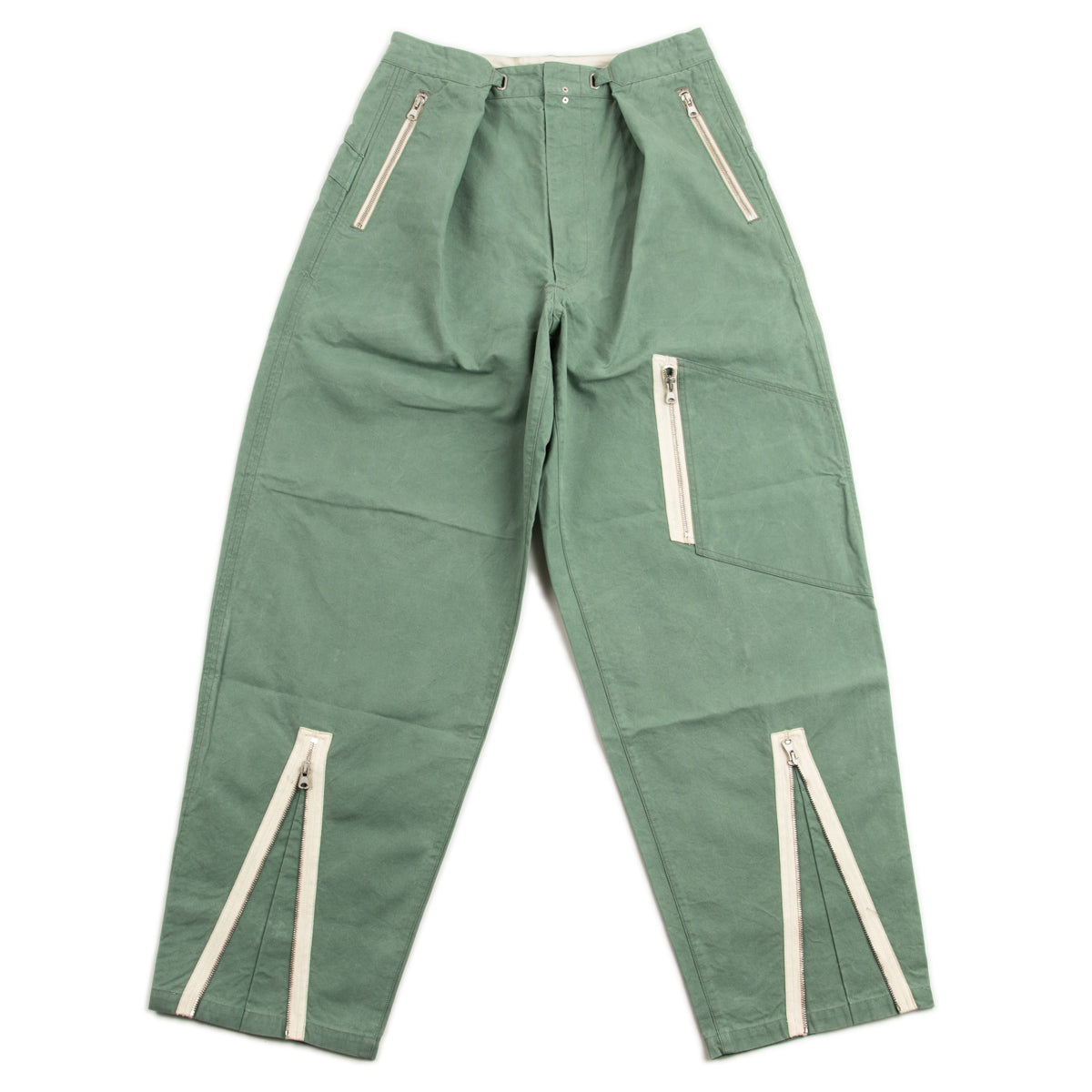 Norweger Flight Trousers - Vintage Green Halley Stevenson 