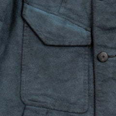 MotivMfg Rapide Jacket - Sea Overdyed Brisbane Moss Moleskin - Standard & Strange