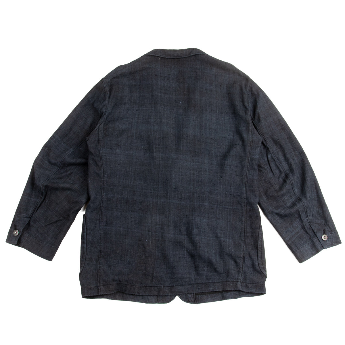 Relaxed Zoot Jacket - Midnight Tussah Silk Broadcloth