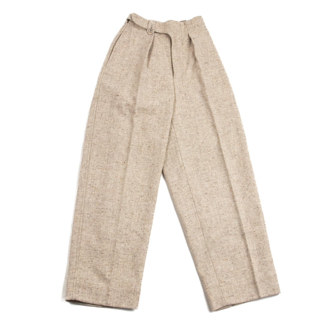MotivMfg Sidewinder Trousers - Marling & Evans Natural Wool Serge / Ecru - Standard & Strange