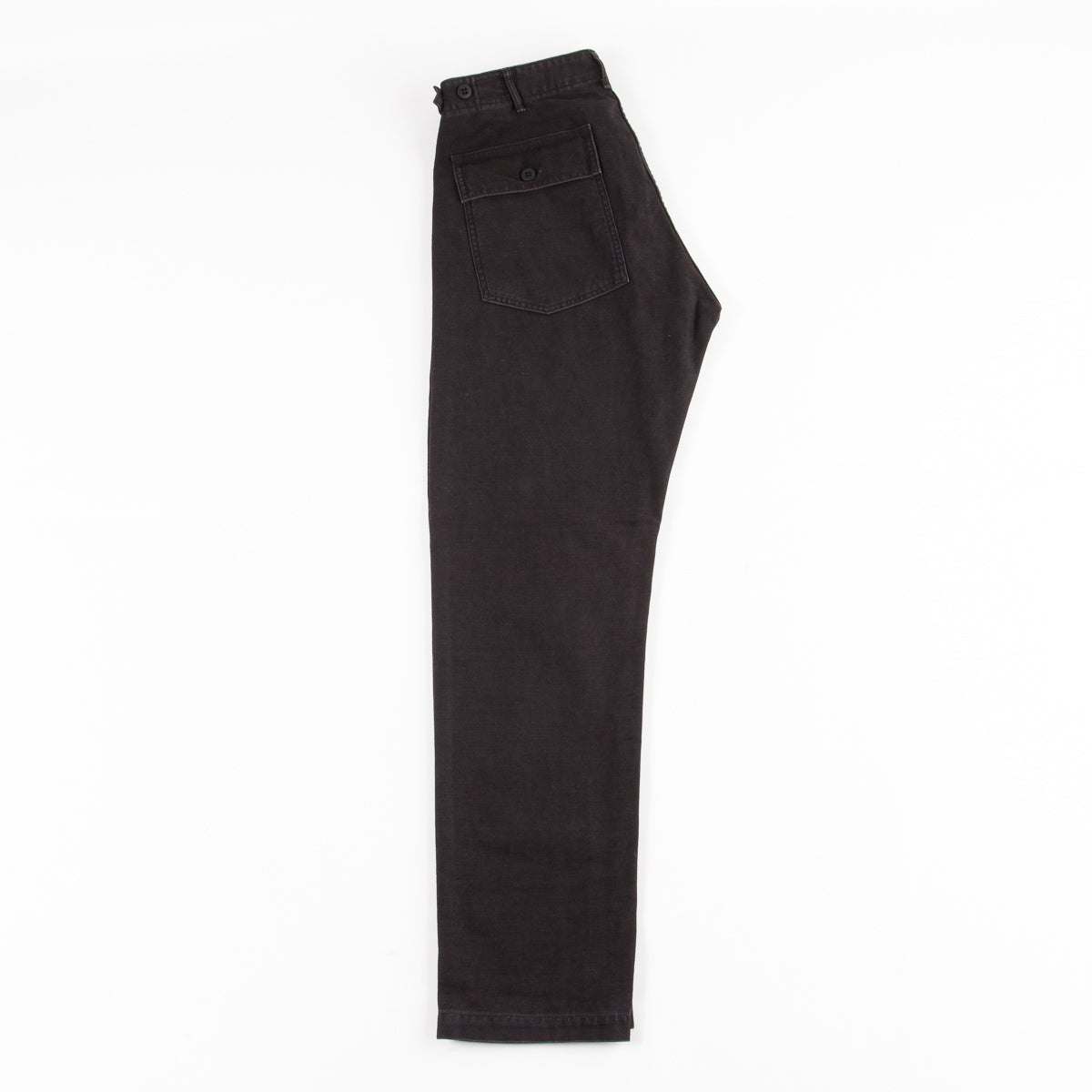 OrSlow Slim Fit Fatigue Pants - Black Stone Washed