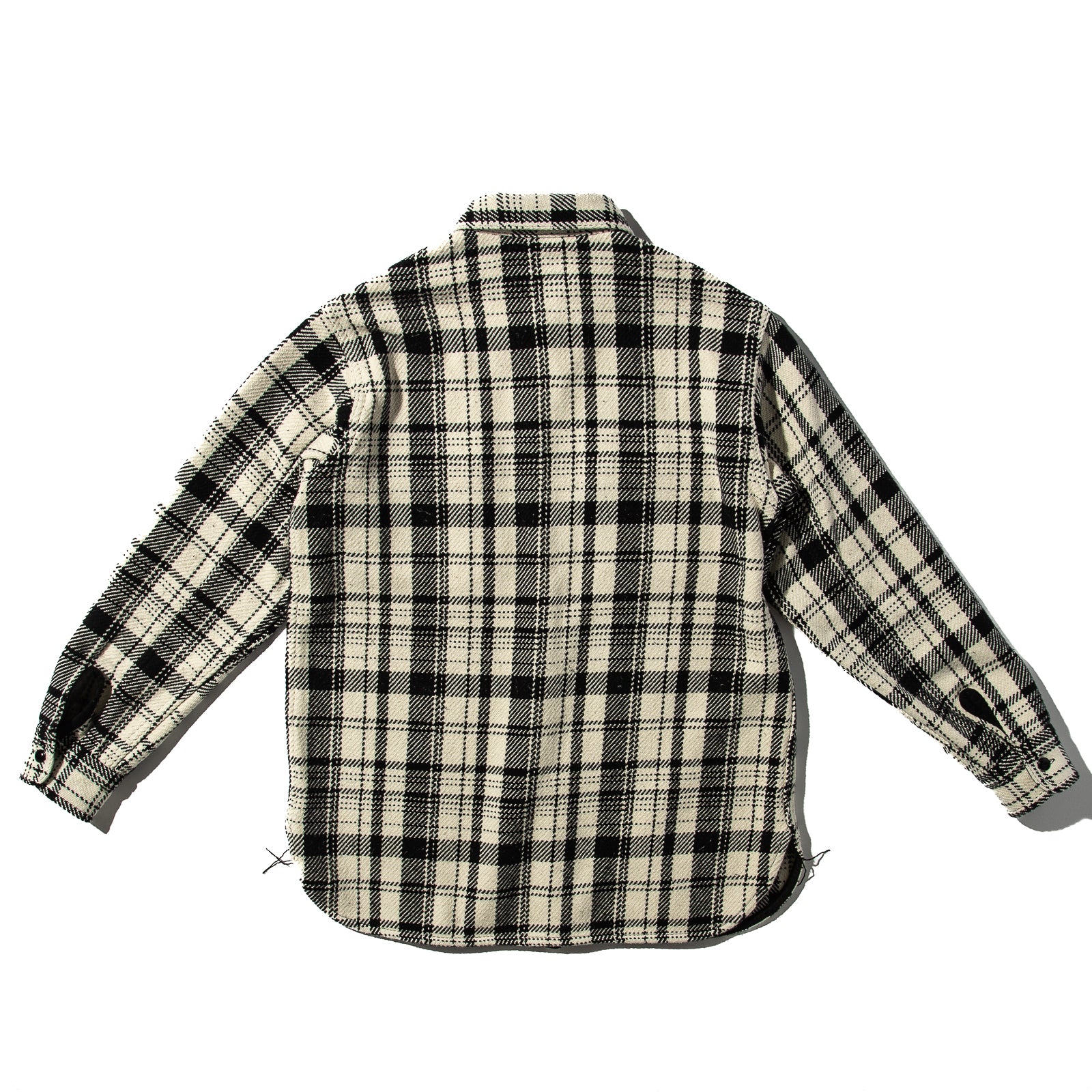 Regular Fit Flannel shirt - White/Black - Men