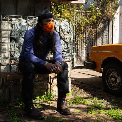 The Real McCoy's 9oz Loopwheel Raglan Sleeve Sweatshirt - MQ Navy - Standard & Strange