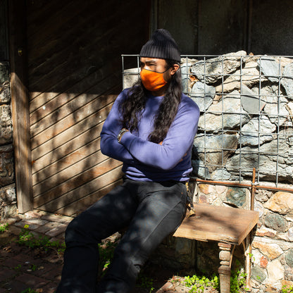 The Real McCoy's 9oz Loopwheel Raglan Sleeve Sweatshirt - MQ Navy - Standard & Strange