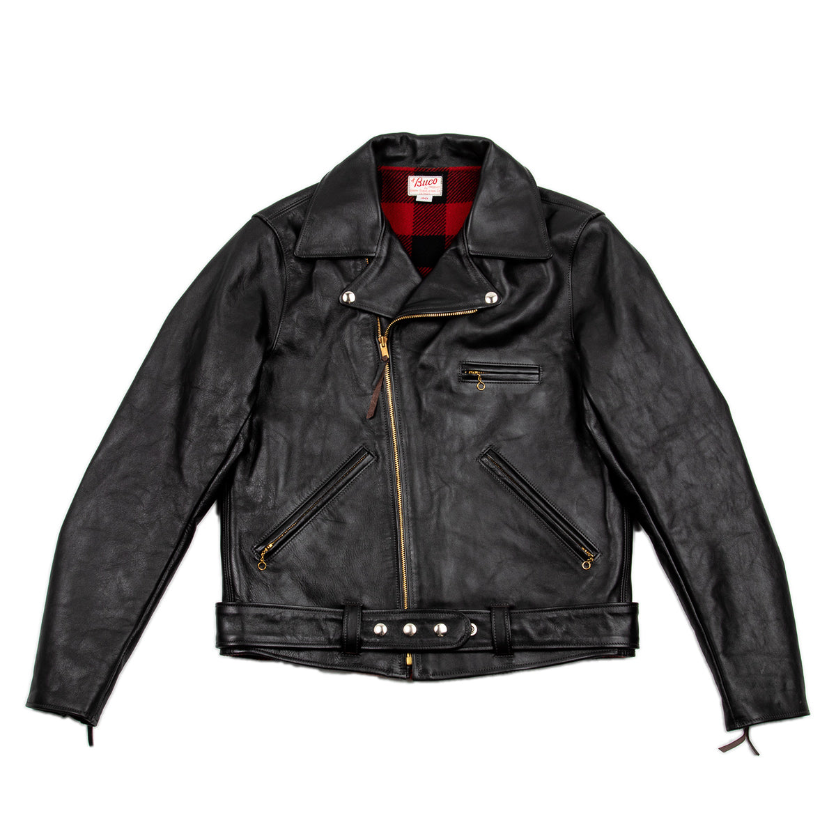 Buco JH-1 Horsehide Leather Jacket - Black
