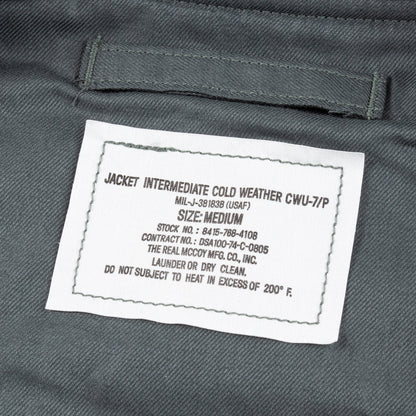 The Real McCoy's CWU-7/P Jacket, REAL McCOY MFG. CO. INC - Standard & Strange