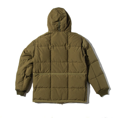 The Real McCoy's Cotton/Nylon Hooded Down Jacket - Olive