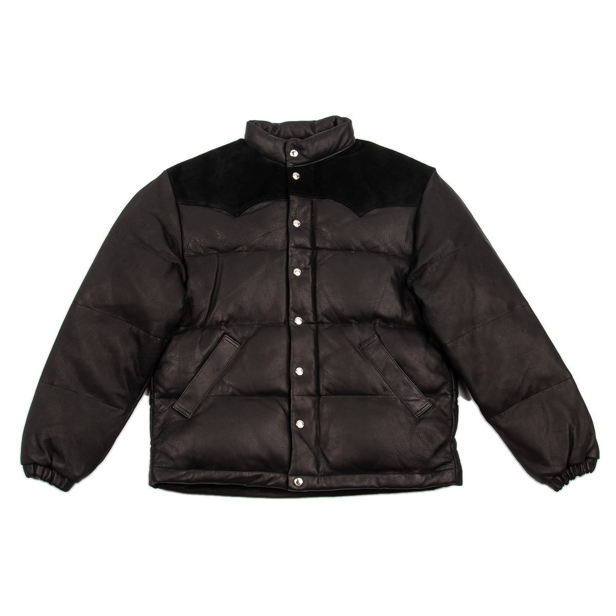 The Real McCoy's Deerskin Down Jacket - Black 40