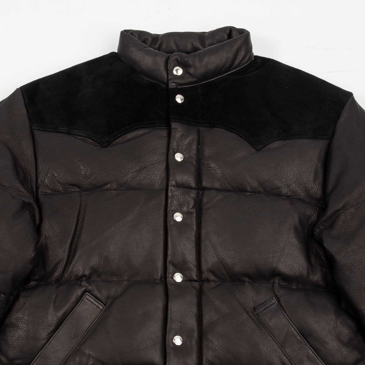 The Real McCoy's Deerskin Down Jacket - Black 40