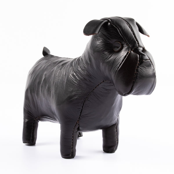 The Real McCoy's Handcrafted Horsehide Bulldog - Black - Standard & Strange