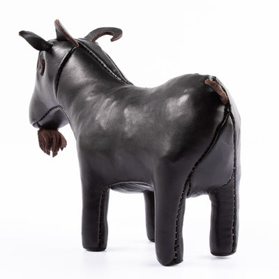 The Real McCoy's Handcrafted Horsehide Goat - Black - Standard & Strange