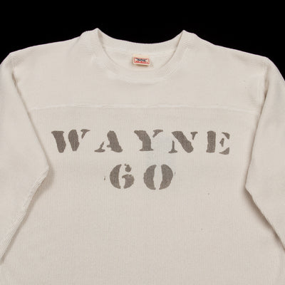 The Real McCoy's Military Football Tee / Wayne - Milk - Standard & Strange