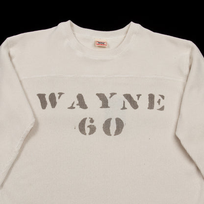 The Real McCoy's Military Football Tee / Wayne - Milk - Standard & Strange