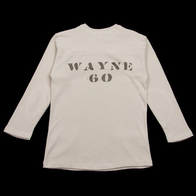 The Real McCoy's Military Football Tee / Wayne - Milk - Standard & Strange