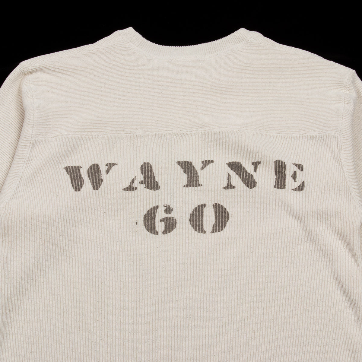 The Real McCoy's Military Football Tee / Wayne - Milk - Standard & Strange