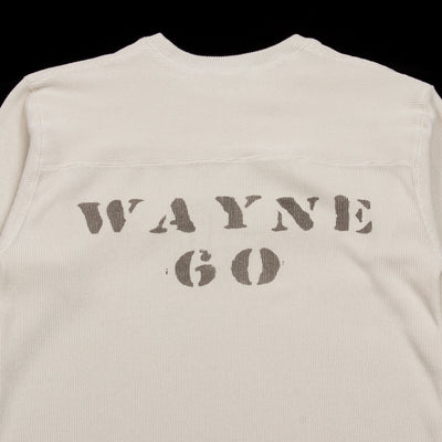 The Real McCoy's Military Football Tee / Wayne - Milk - Standard & Strange