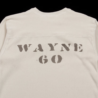 The Real McCoy's Military Football Tee / Wayne - Milk - Standard & Strange