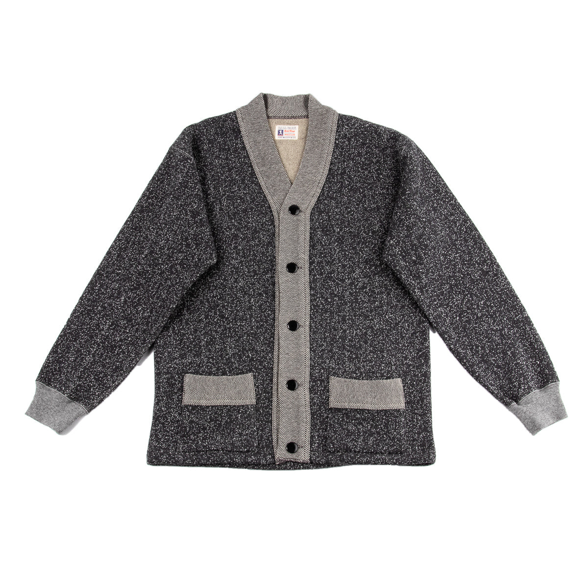 The Real McCoy's Salt & Pepper Cotton Cardigan – Standard & Strange