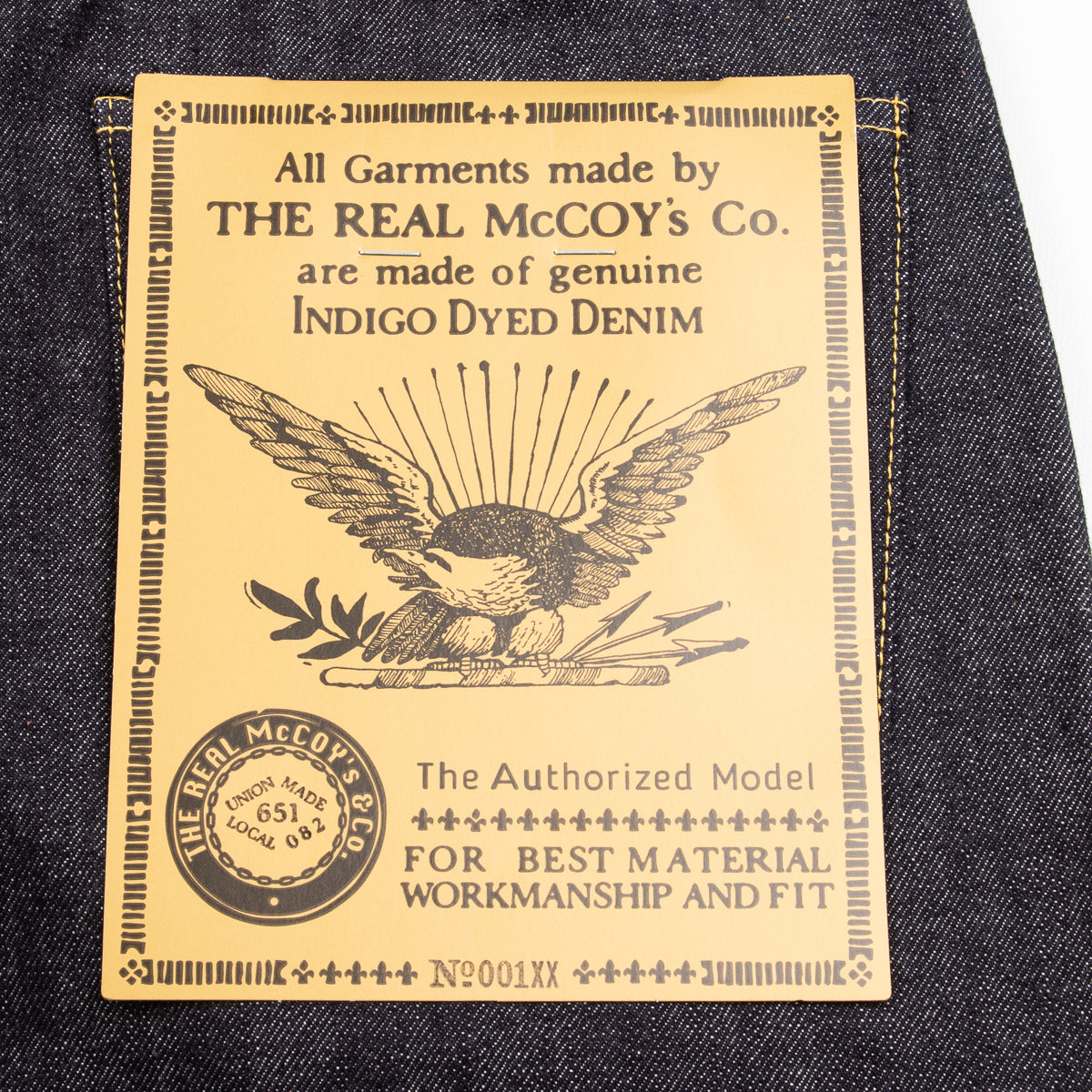 The Real McCoy's Lot 001XX Jeans - Standard & Strange
