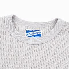 The Real McCoy's Long Sleeve Tube Knit Thermal Shirt - C. Gray - Standard & Strange