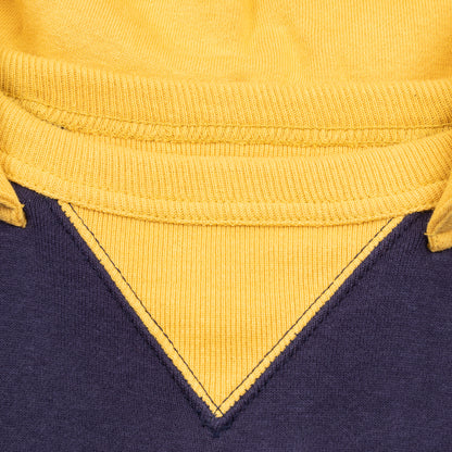 The Real McCoy's Loopwheel After Hooded Parka - Blue/Yellow - Standard & Strange