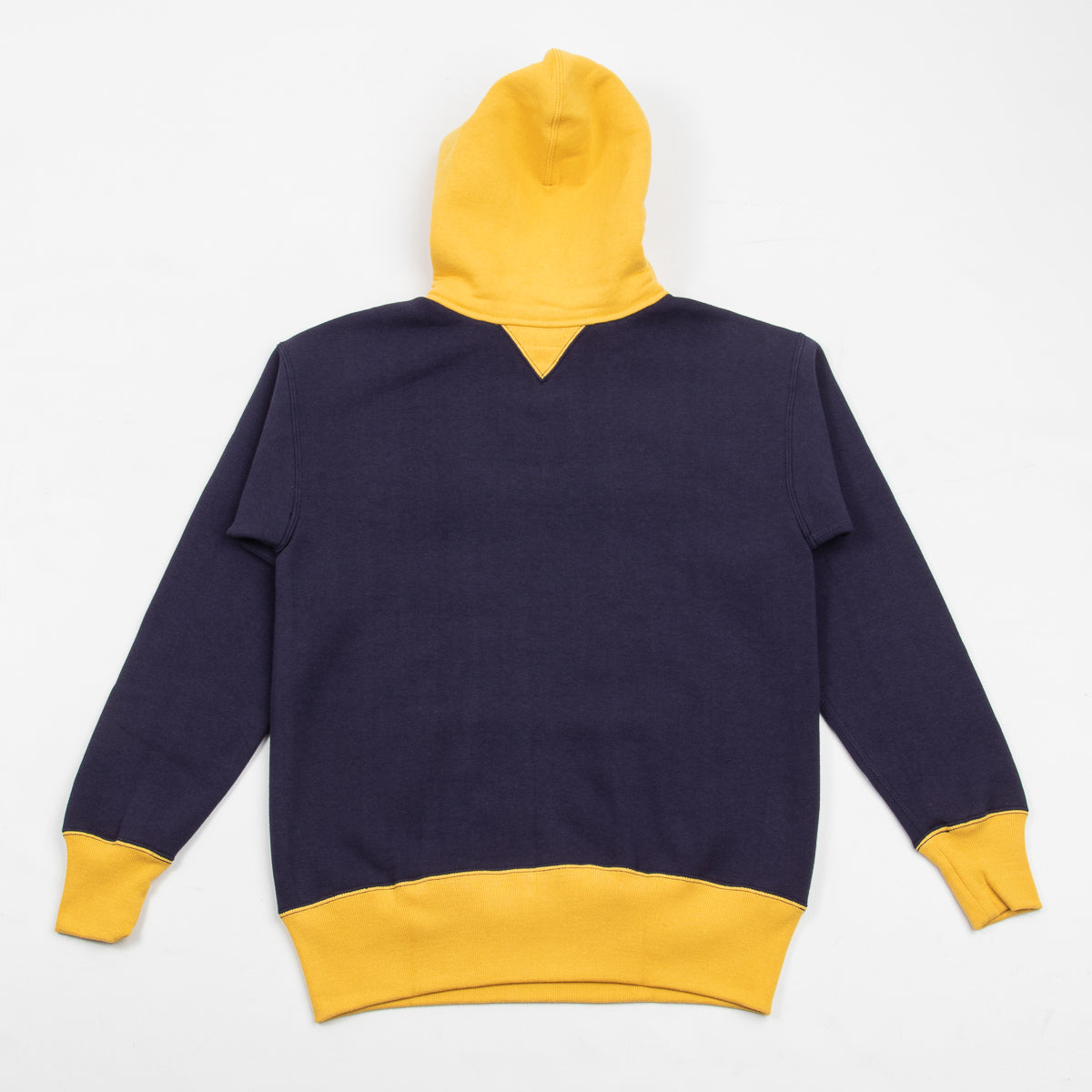 The Real McCoy's Loopwheel After Hooded Parka - Blue/Yellow - Standard & Strange