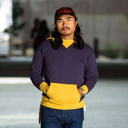 The Real McCoy's Loopwheel After Hooded Parka - Blue/Yellow - Standard & Strange