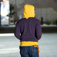 The Real McCoy's Loopwheel After Hooded Parka - Blue/Yellow - Standard & Strange