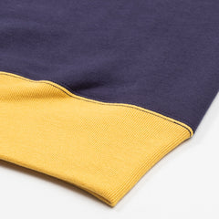 The Real McCoy's Loopwheel Crewneck Sweatshirt - Two-Tone Blue/Yellow - Standard & Strange