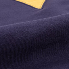 The Real McCoy's Loopwheel Crewneck Sweatshirt - Two-Tone Blue/Yellow - Standard & Strange
