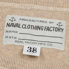 The Real McCoy's U.S.N. N-1 Undershirt - Oatmeal - Standard & Strange