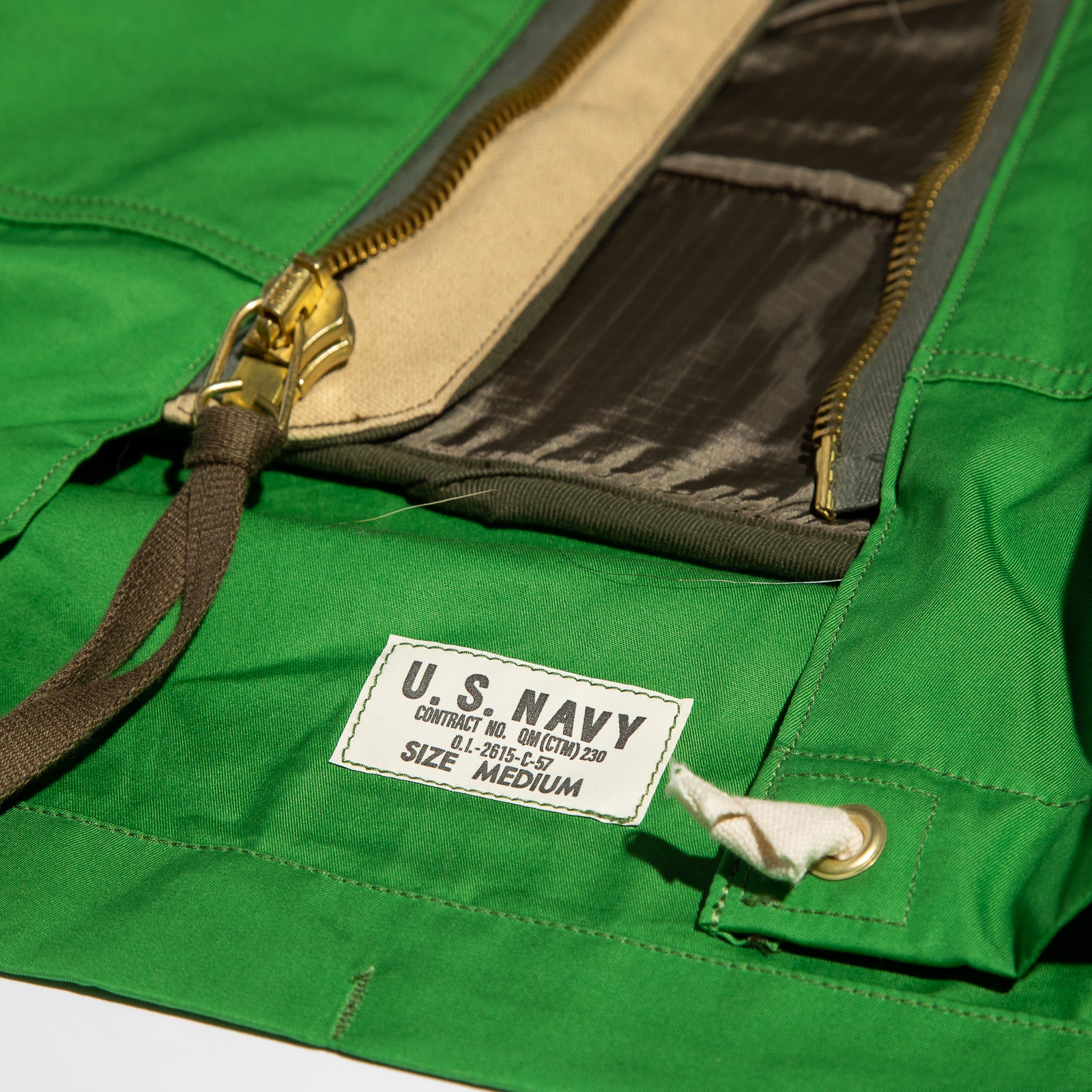 USN Catapult Officer Jacket (Modified) - Kelly Green