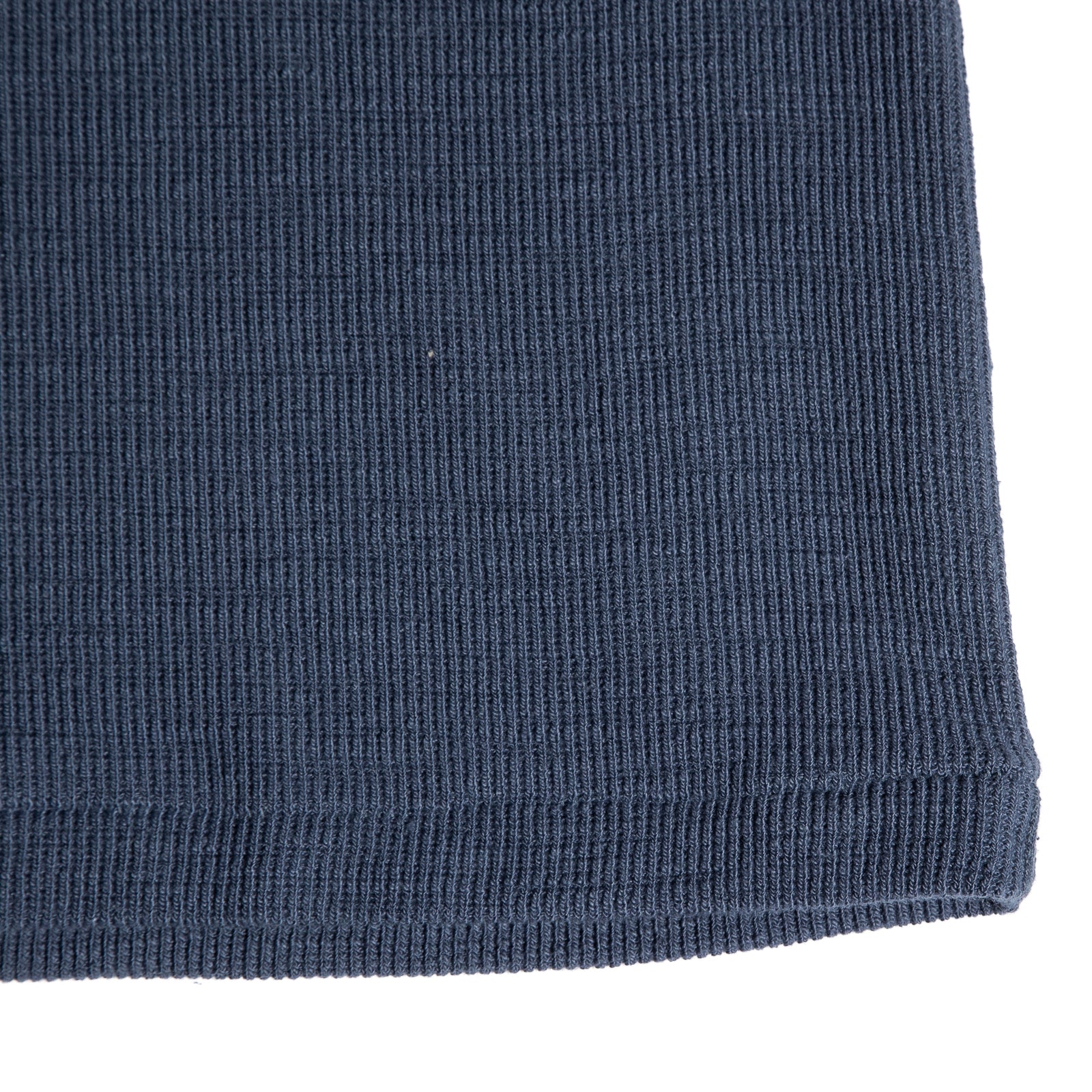 The Real McCoy's Western Cardigan Stitch Henley Shirt - Cobalt - Standard & Strange