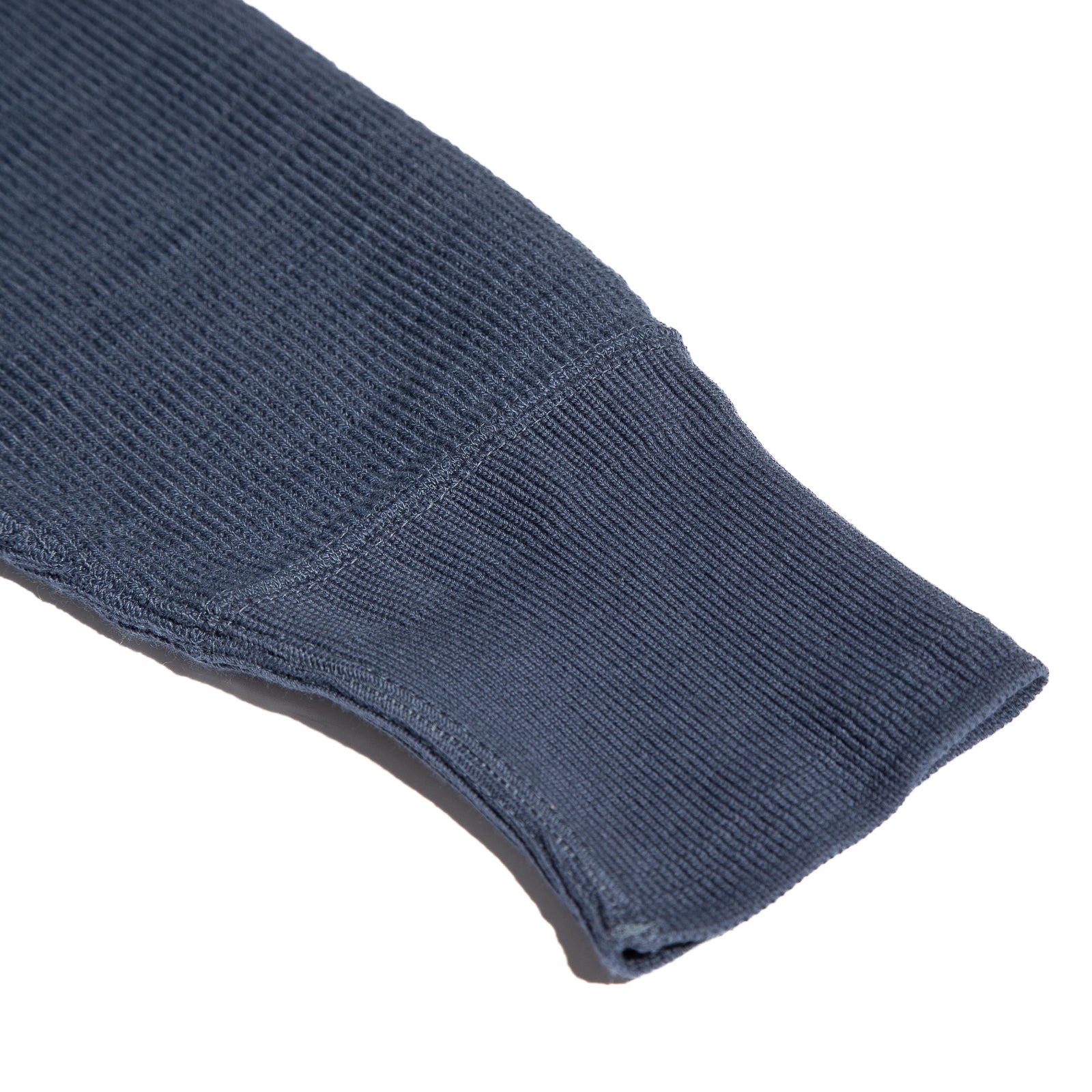 The Real McCoy's Western Cardigan Stitch Henley Shirt - Cobalt - Standard & Strange