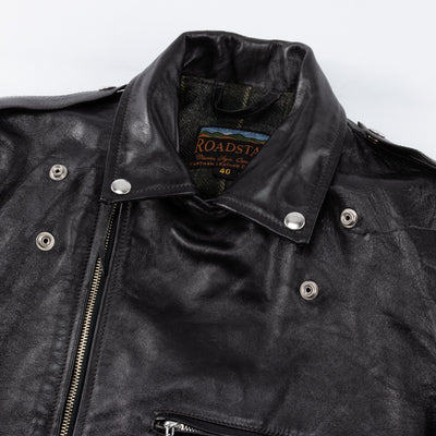 Eastman Leather Clothing Roadstar Jacket - Black Horsehide - Standard & Strange