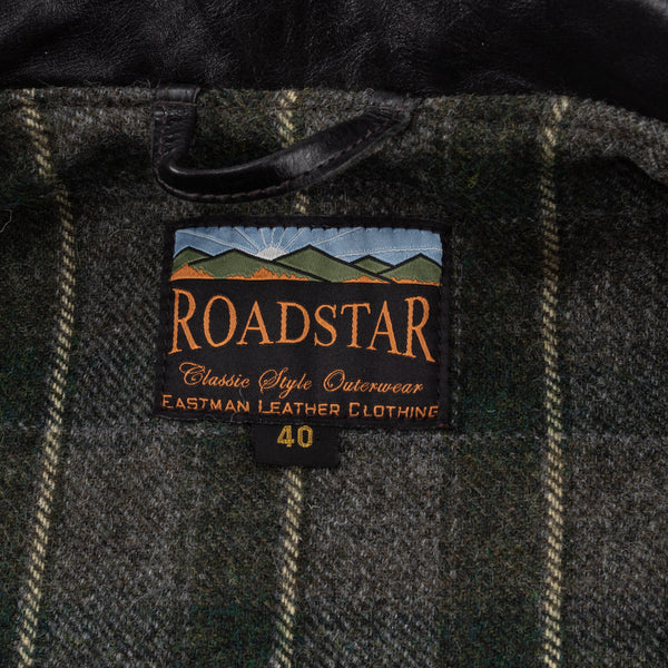 Eastman Leather Clothing Roadstar Jacket Black Horsehide Standard