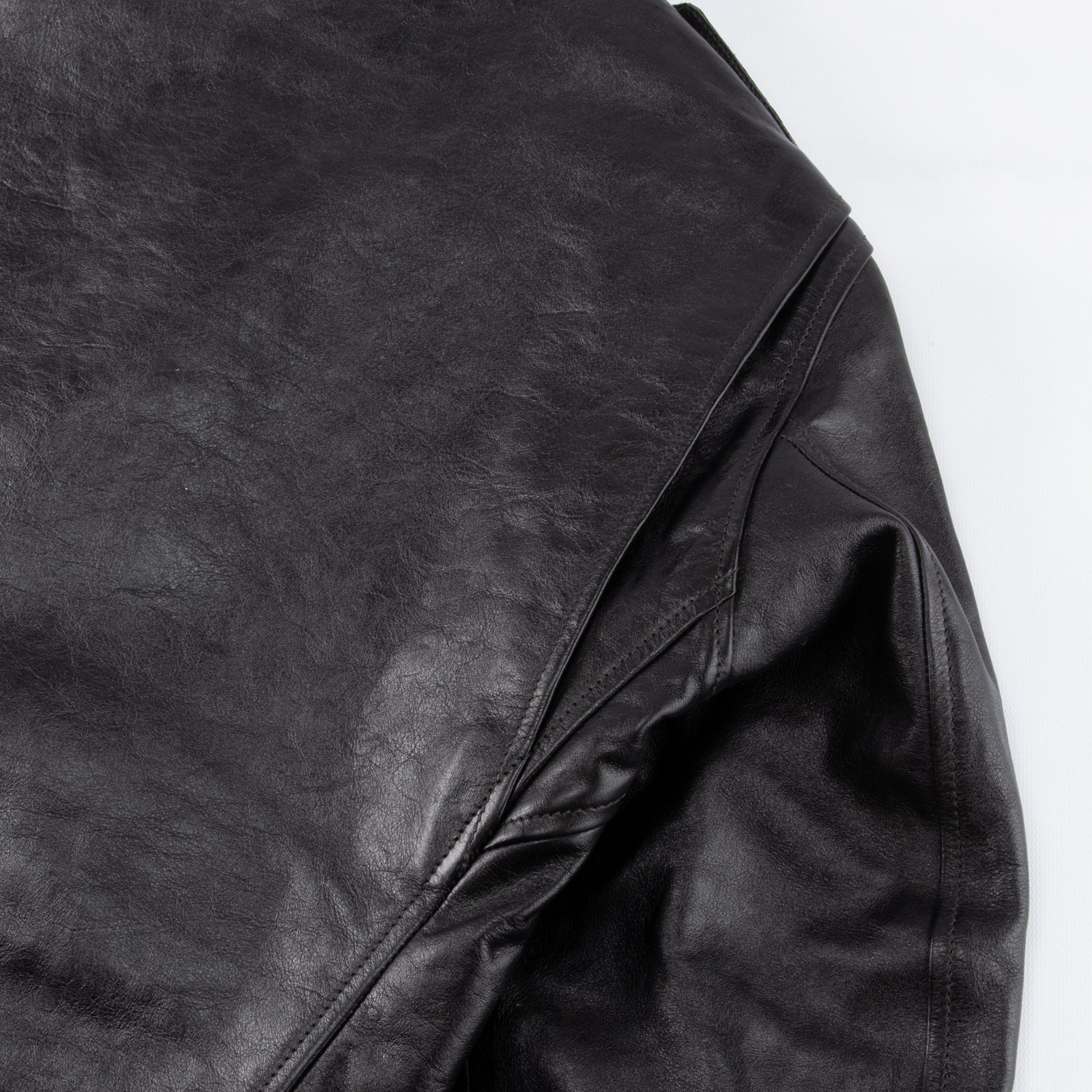 Eastman Leather Clothing Roadstar Jacket Black Horsehide Standard