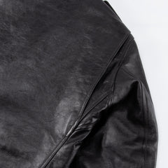 Eastman Leather Clothing Roadstar Jacket - Black Horsehide – Standard ...
