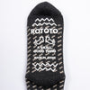 RoToTo Comfy Room Socks - Bird's Eye Charcoal - Standard & Strange